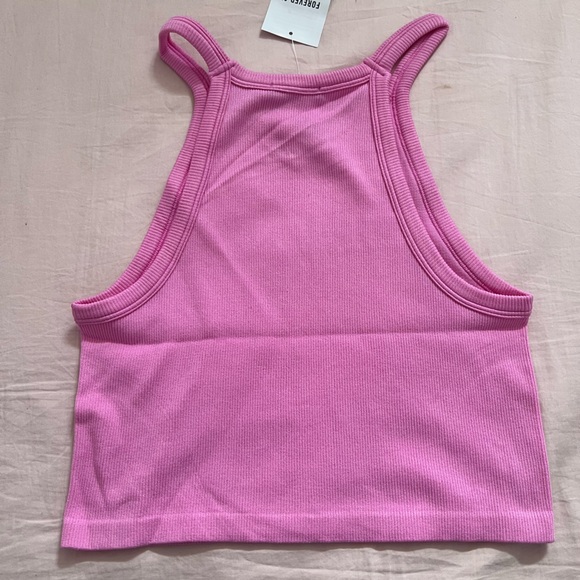 Forever 21 Pink Ribbed Tank Top - Picture 4 of 4